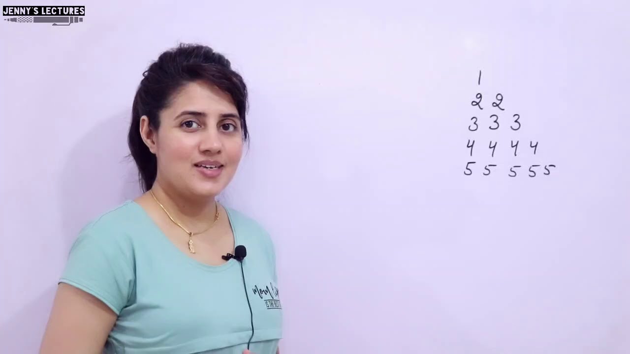 Ep5- Number Pattern 2 | Printing Pattern in C | C Programming Tutorials
